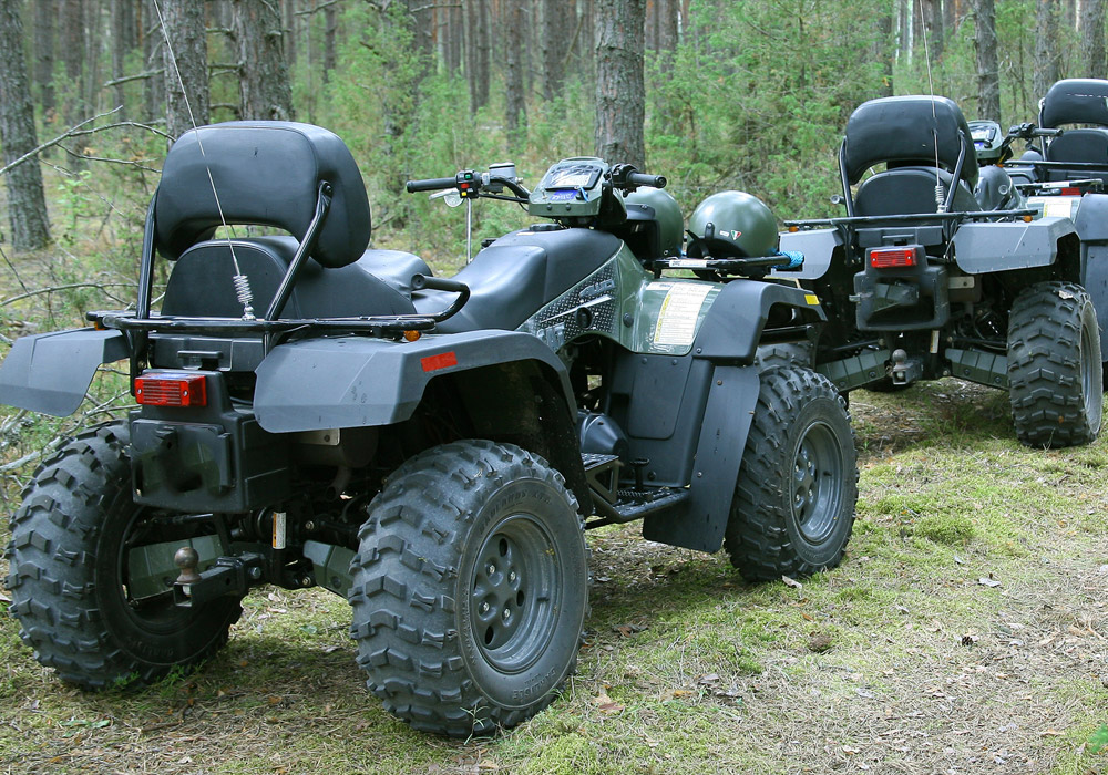 Two ATVs