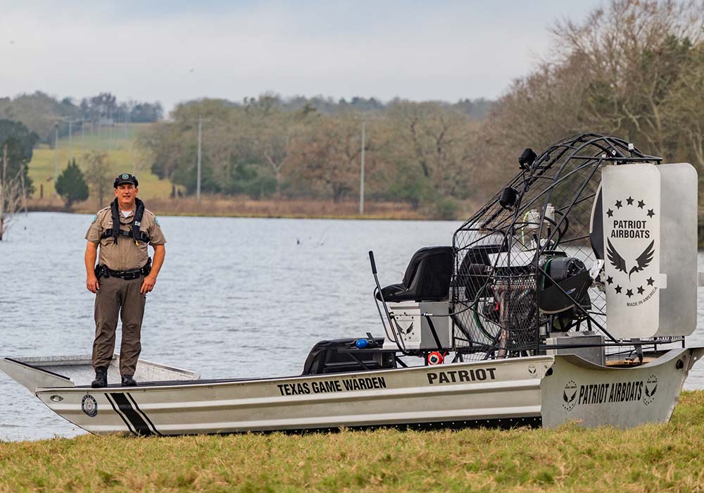 Texas Parks and Wildlife game wardens get new airboat